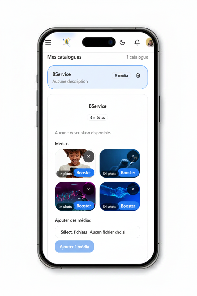 Mise en avant marketing des prestataires