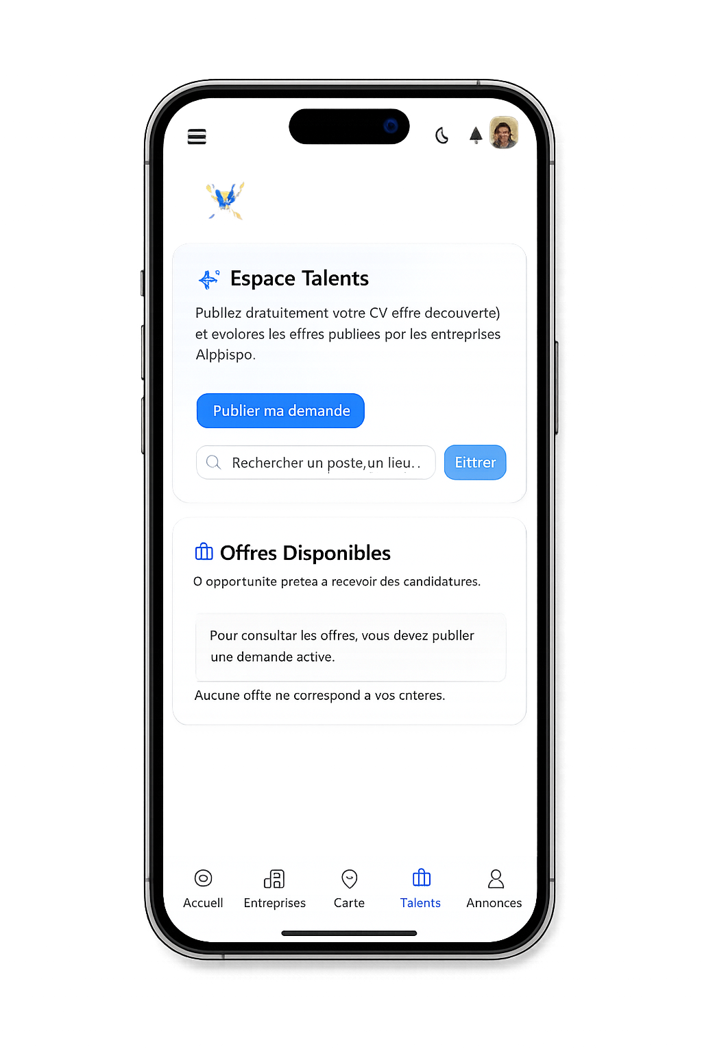 Profil, CV et opportunités