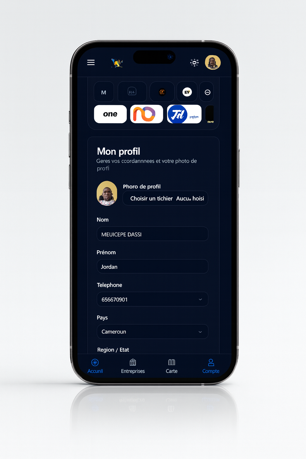 Profil professionnel Alodispo